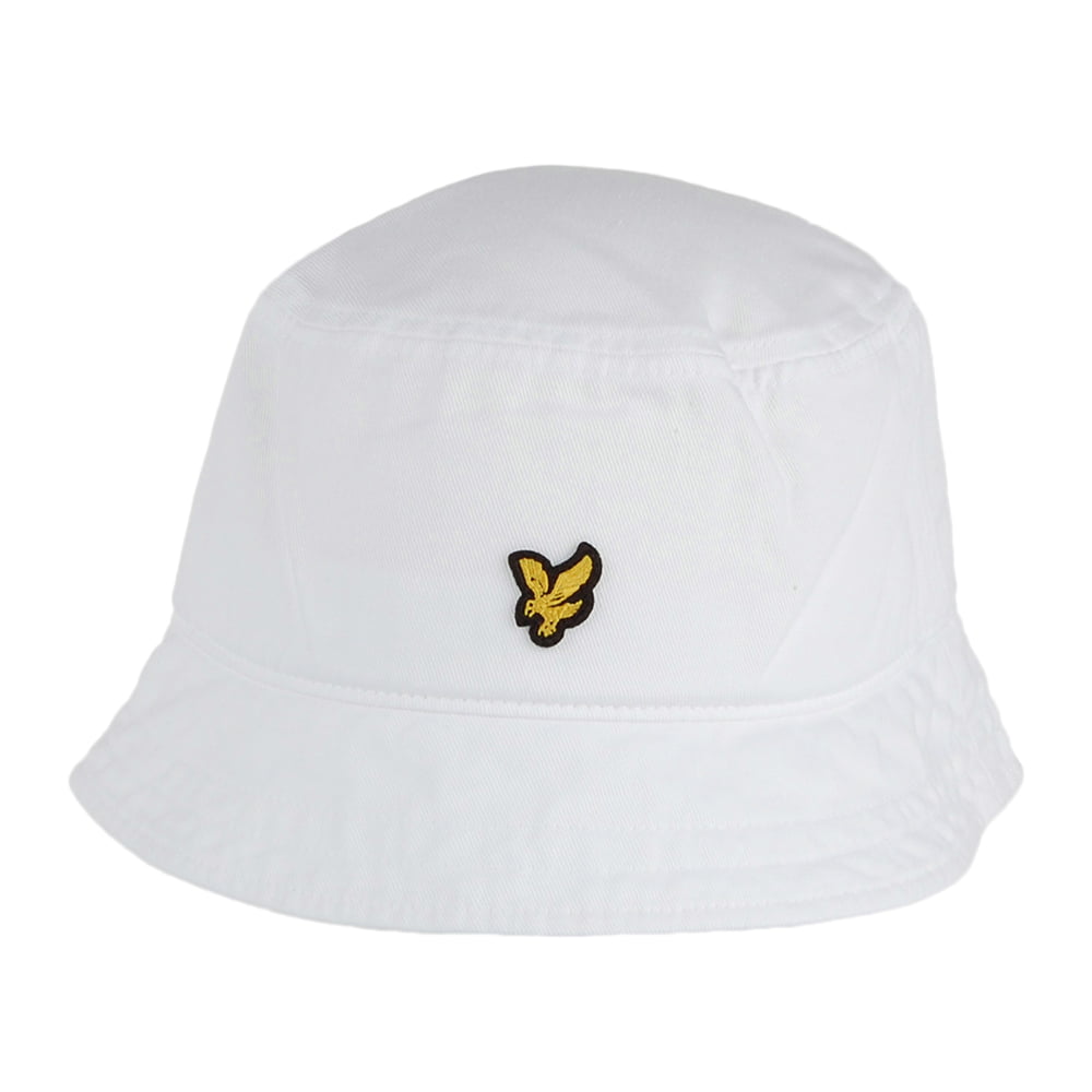 Lyle & Scott Hats Cotton Twill Bucket Hat - White