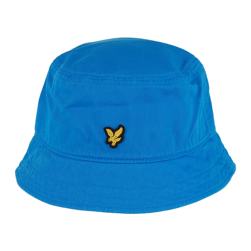 Lyle & Scott Hats Cotton Twill Bucket Hat - Bright Blue