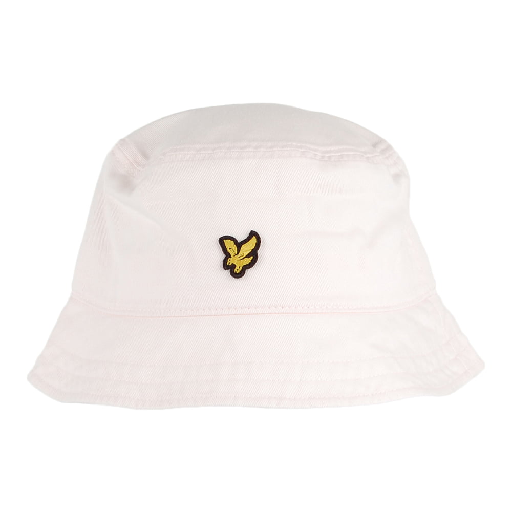 Lyle & Scott Hats Cotton Twill Bucket Hat - Light Pink