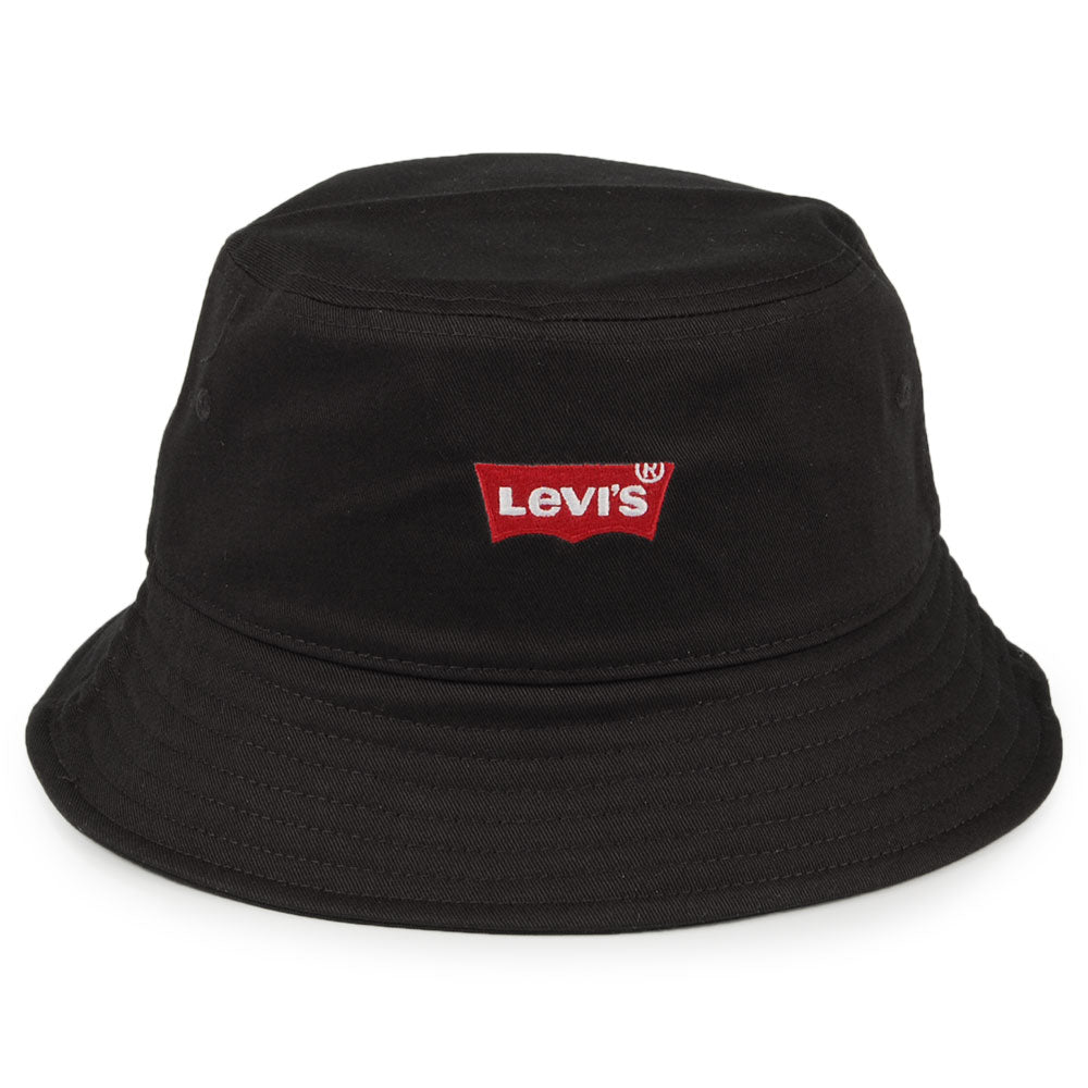 Levi's Hats Batwing Cotton Bucket Hat - Black