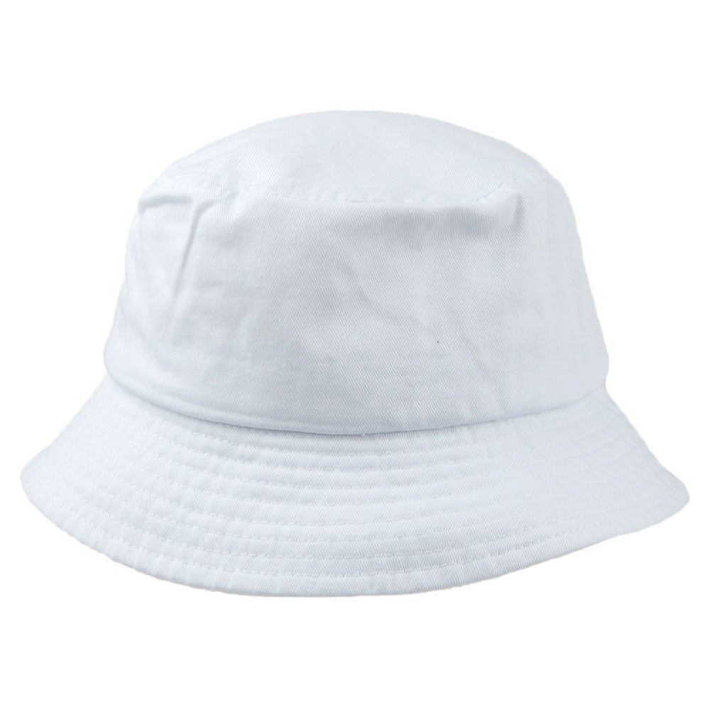 Kangol Washed Cotton Bucket Hat - White