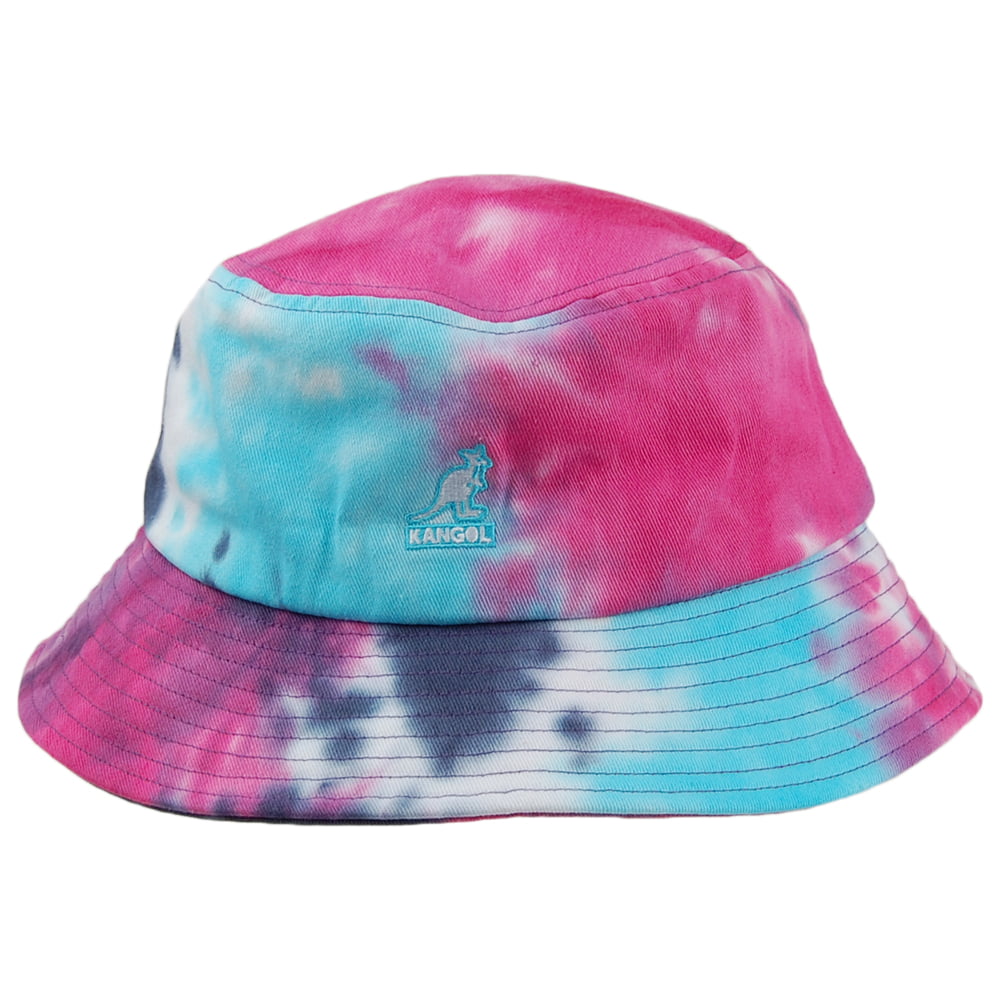 Kangol Tie Dye Bucket Hat - Blue-Pink