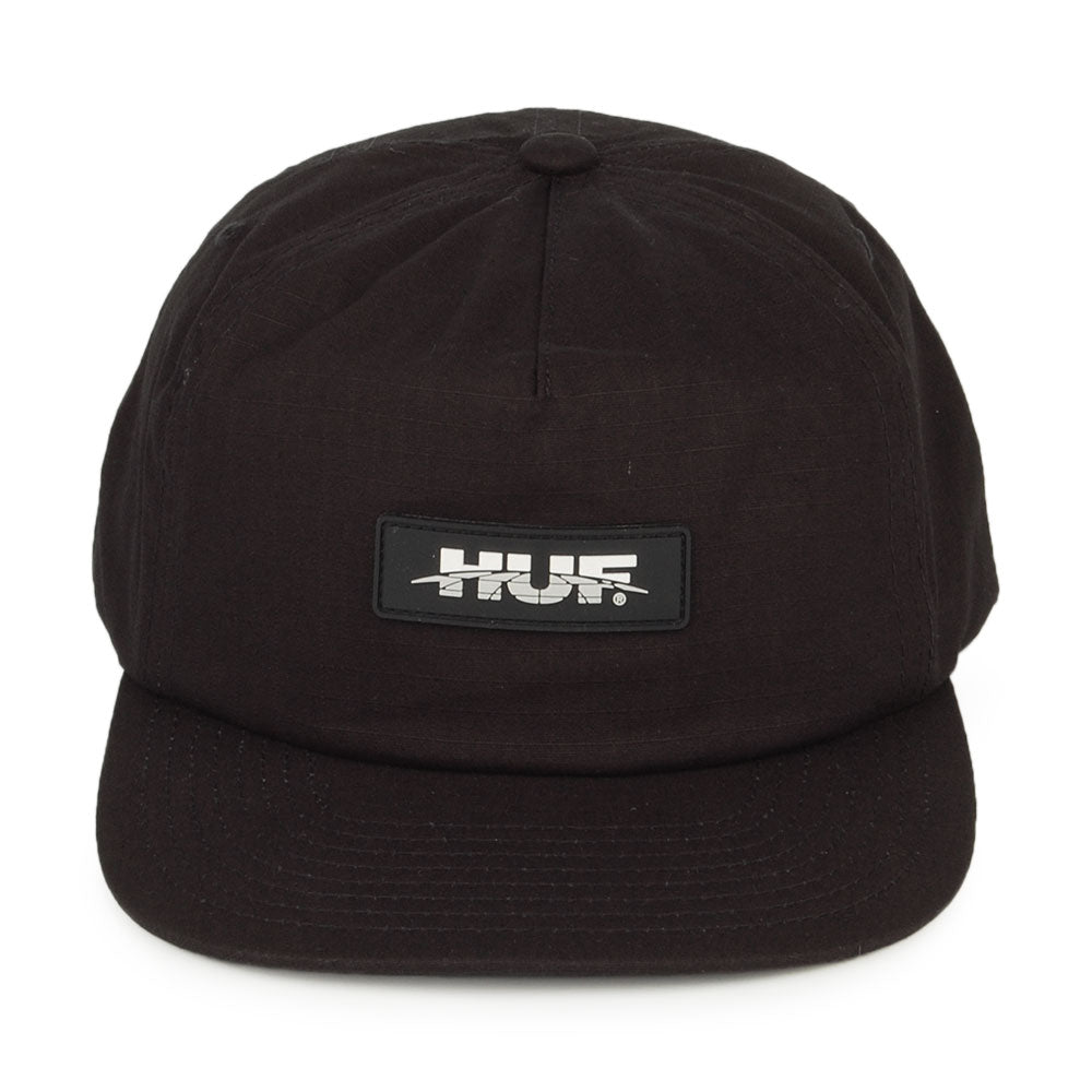 HUF Horizon Ripstop Snapback Cap - Black