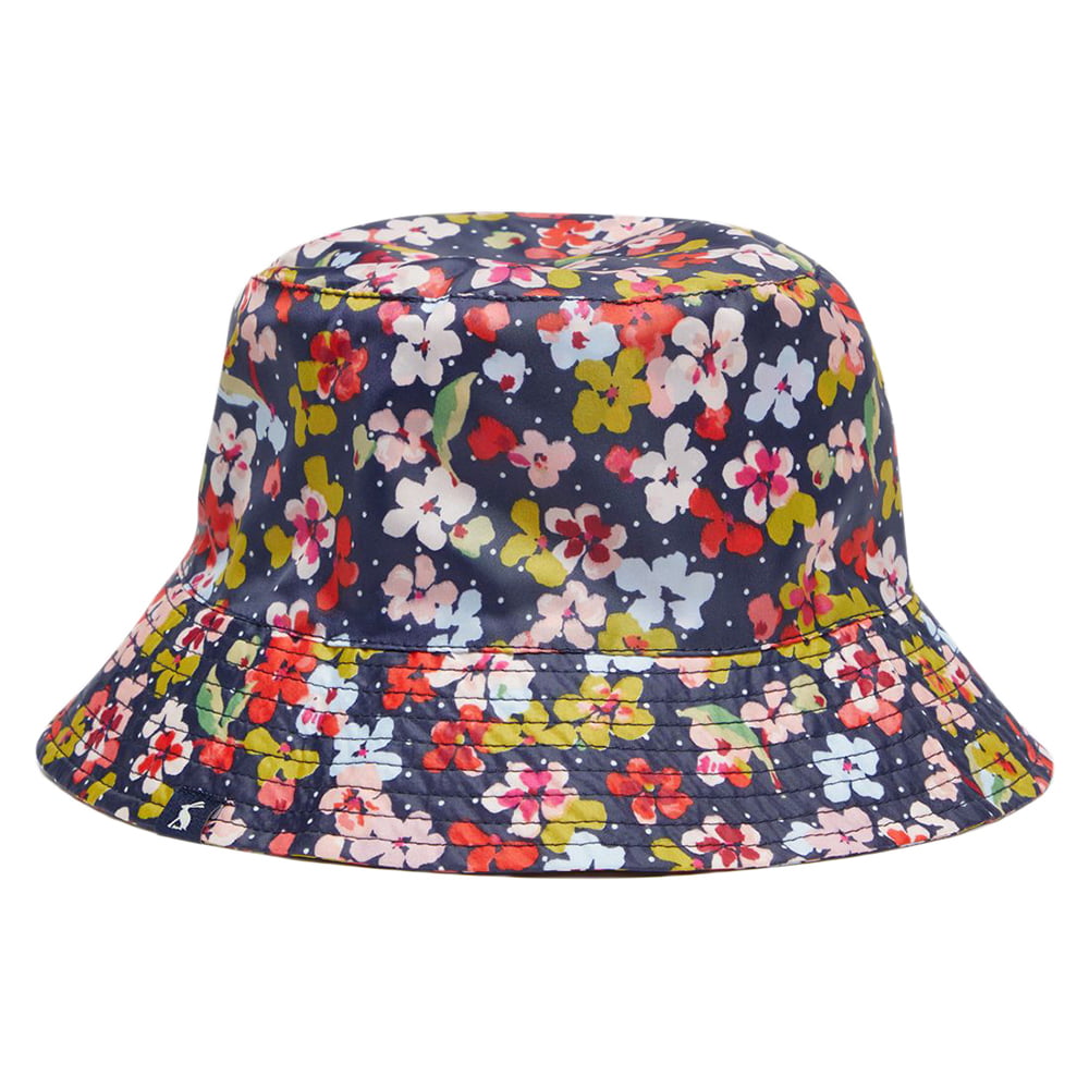 Joules Hats Rainy Day Blossom Bucket Hat - Navy Blue – Village Hats