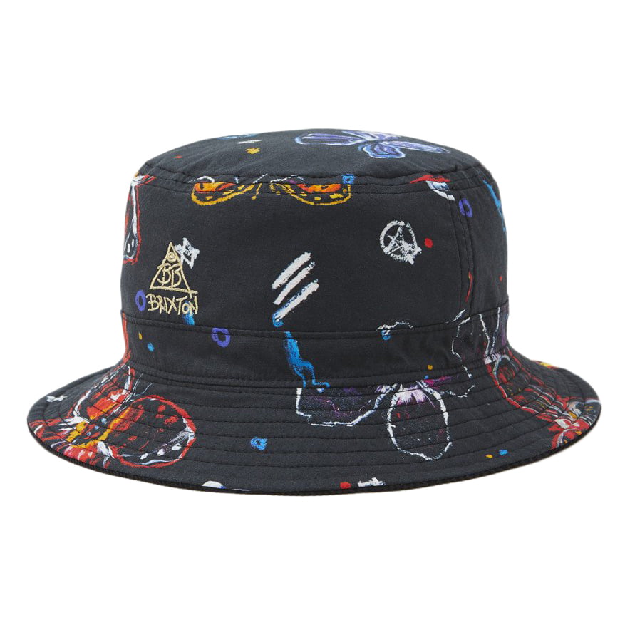 Brixton Hats BB Reversible Bucket Hat - Black