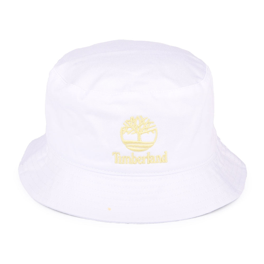 Timberland Hats Youth Culture Cotton Twill Bucket Hat - White