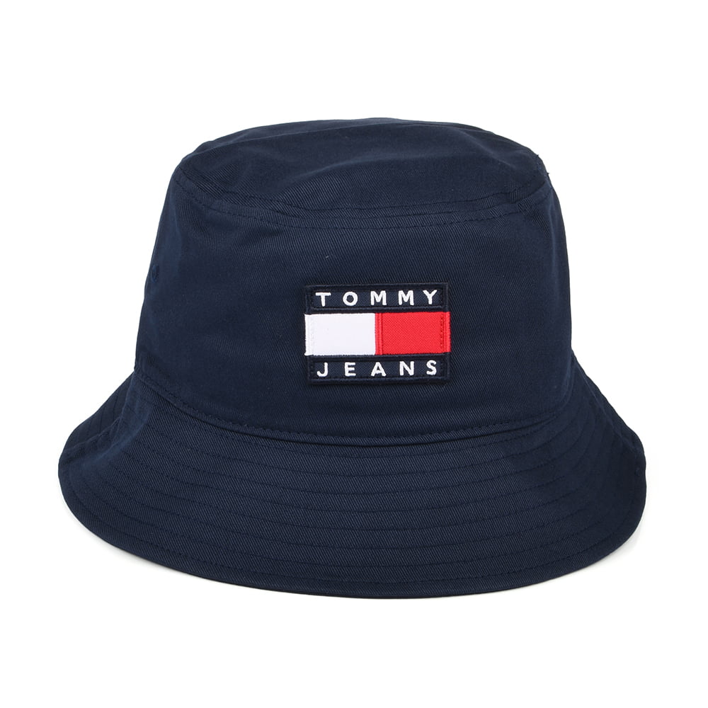 Tommy Hilfiger Hats TJM Heritage Bucket Hat - Navy Blue