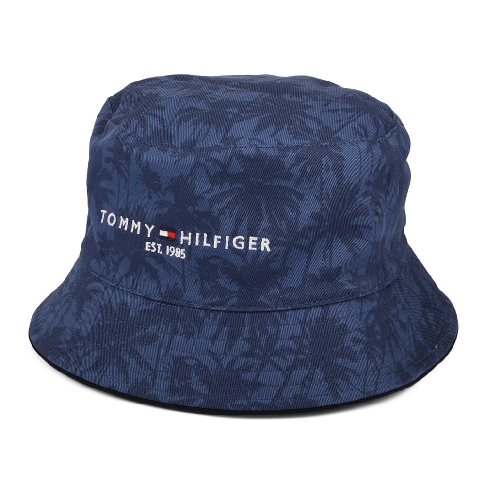 Tommy Hilfiger Hats TH Established Reversible Bucket Hat - White