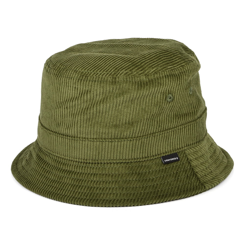 Converse Novelty Corduroy Bucket Hat - Moss