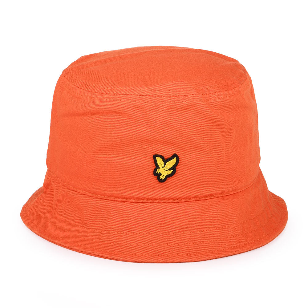 Lyle & Scott Hats Cotton Twill Bucket Hat - Burnt Orange