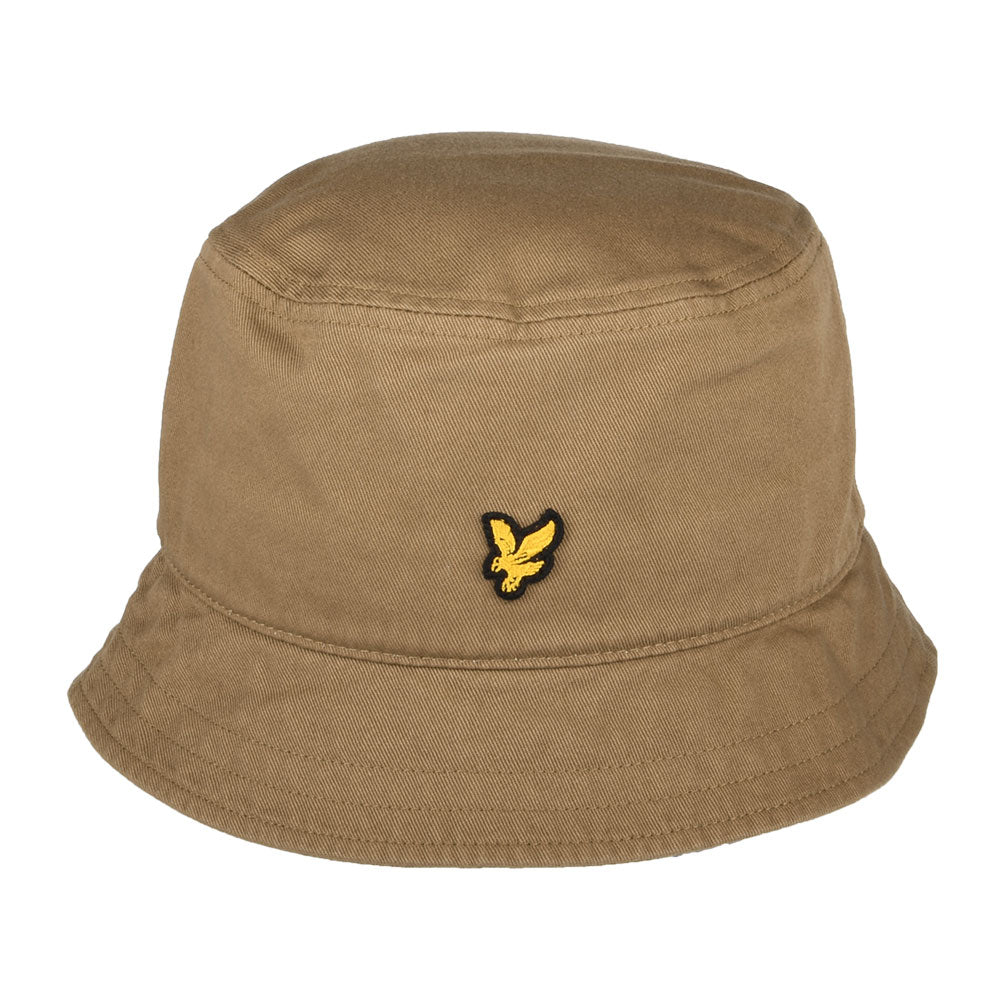 Lyle & Scott Hats Cotton Twill Bucket Hat - Brown