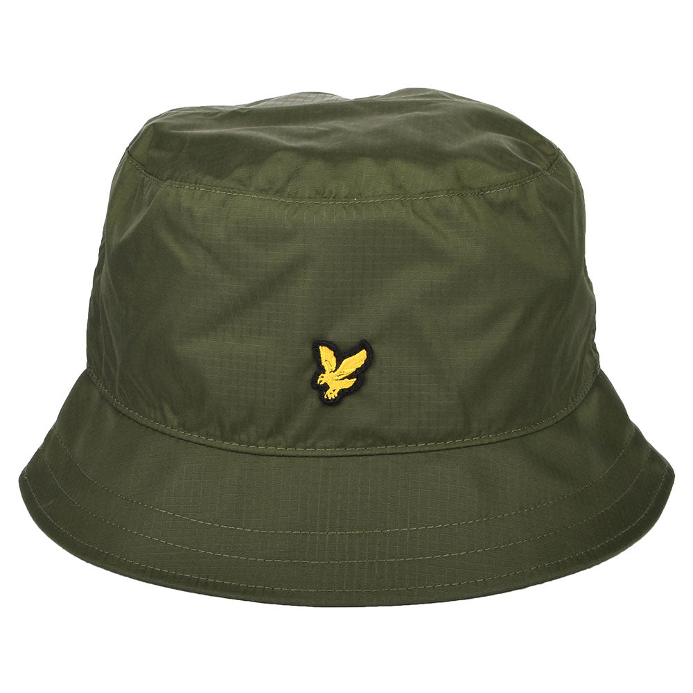 Lyle & Scott Hats Nylon Ripstop Bucket Hat - Olive