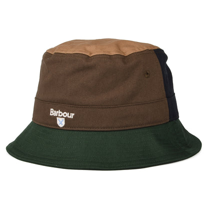 Barbour Hats Laytham Cotton Bucket Hat - Olive-Multi