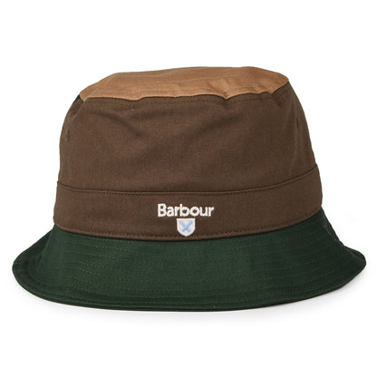 Barbour Hats Laytham Cotton Bucket Hat - Olive-Multi