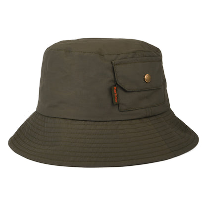 Barbour Hats Claywood Pocket Bucket Hat - Olive