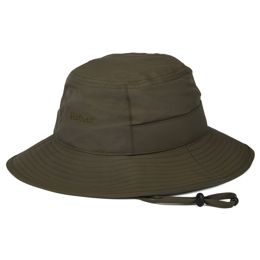 Barbour Hats Milton Waxed Cotton Boonie Hat - Olive