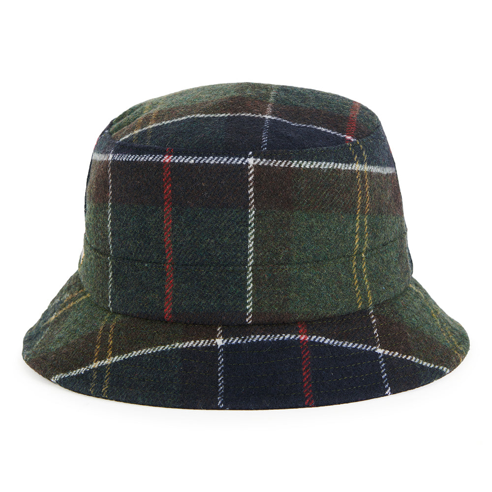 Barbour Hats Heidi Tartan Bucket Hat - Navy-Olive