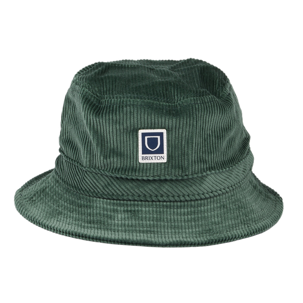 Brixton Hats Beta Packable Corduroy Bucket Hat - Forest