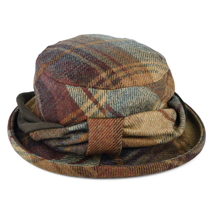 Failsworth Hats British Wool Tartan Bucket Hat - Mustard-Multi