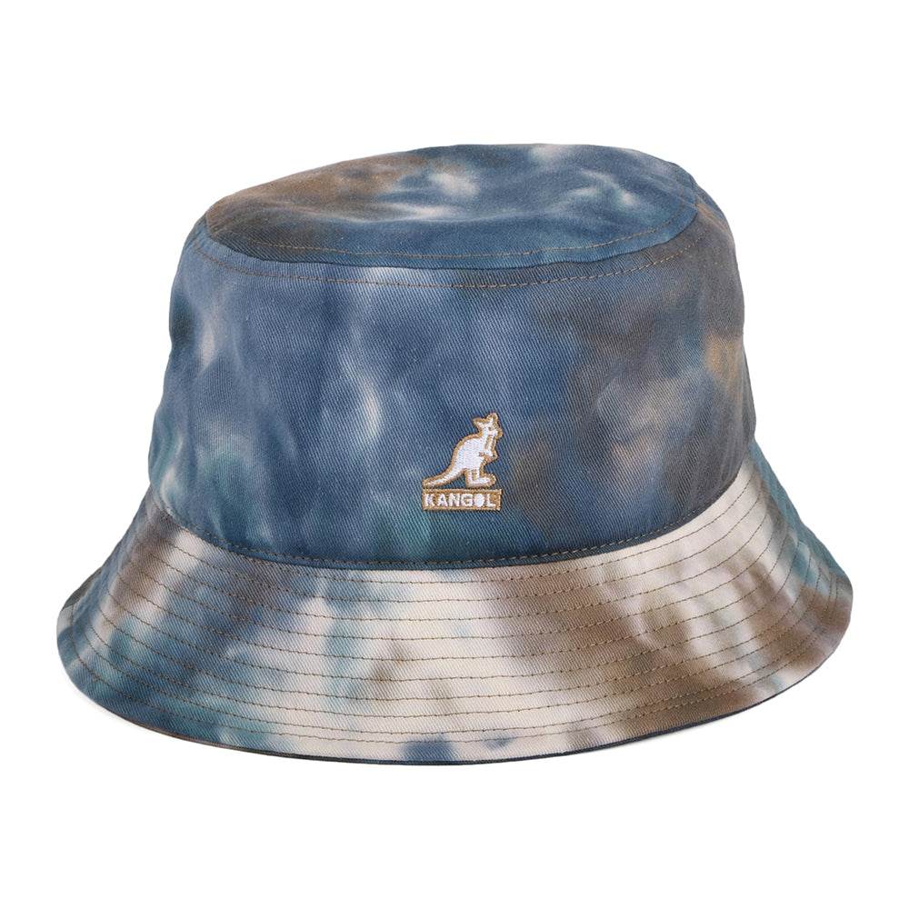 Kangol Tie Dye Bucket Hat - Brown-Blue-Multi