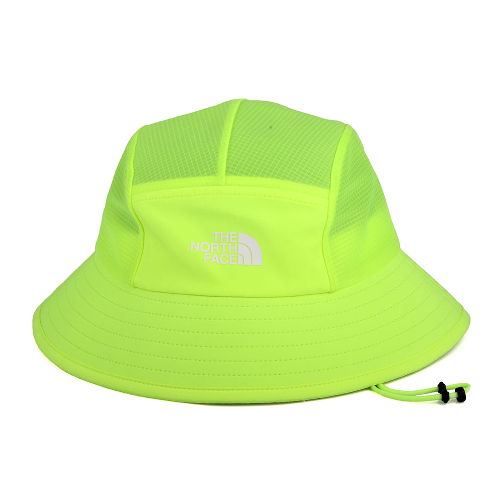 The North Face Hats TNF Run Recycled Bucket Hat - Neon Yellow