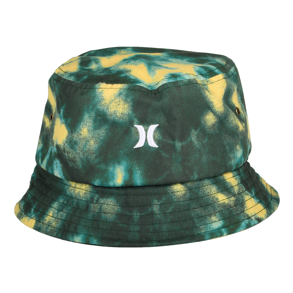 Hurley Hats Small Logo Tie Dye Bucket Hat - Spruce