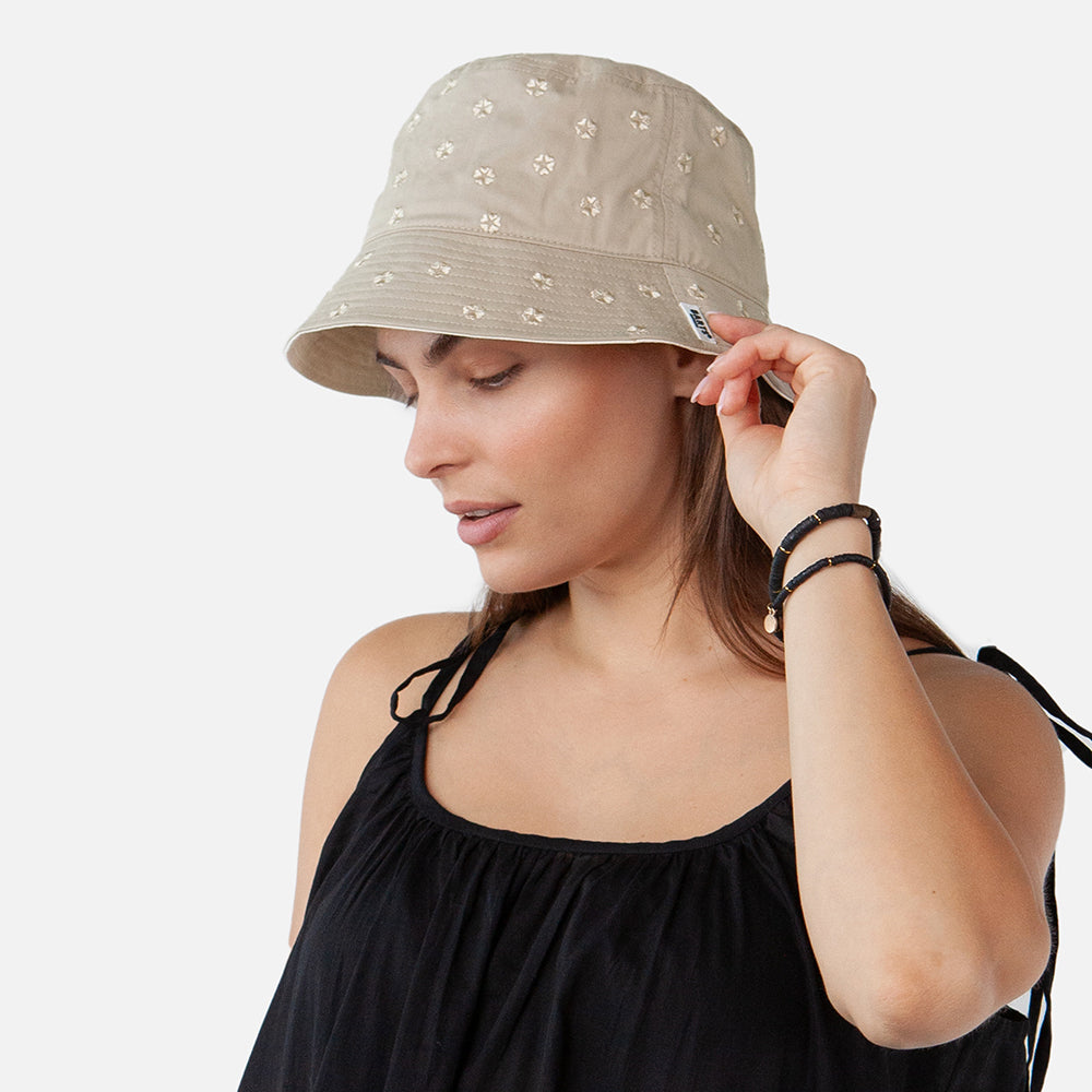 Barts Hats Kimbee Cotton Bucket Hat - Light Brown