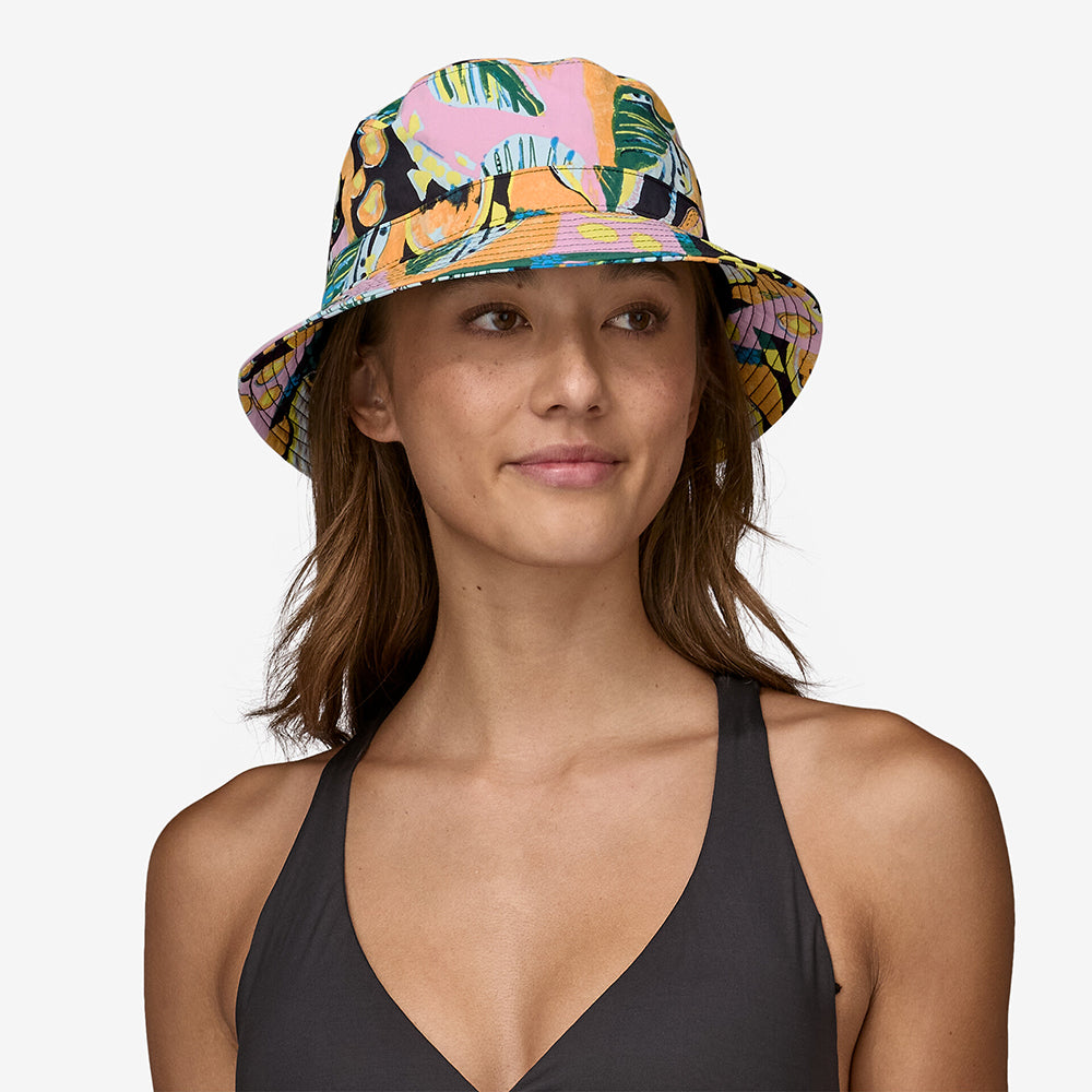 Patagonia Hats Island Seeds Wavefarer Bucket Hat - Mauve-Multi