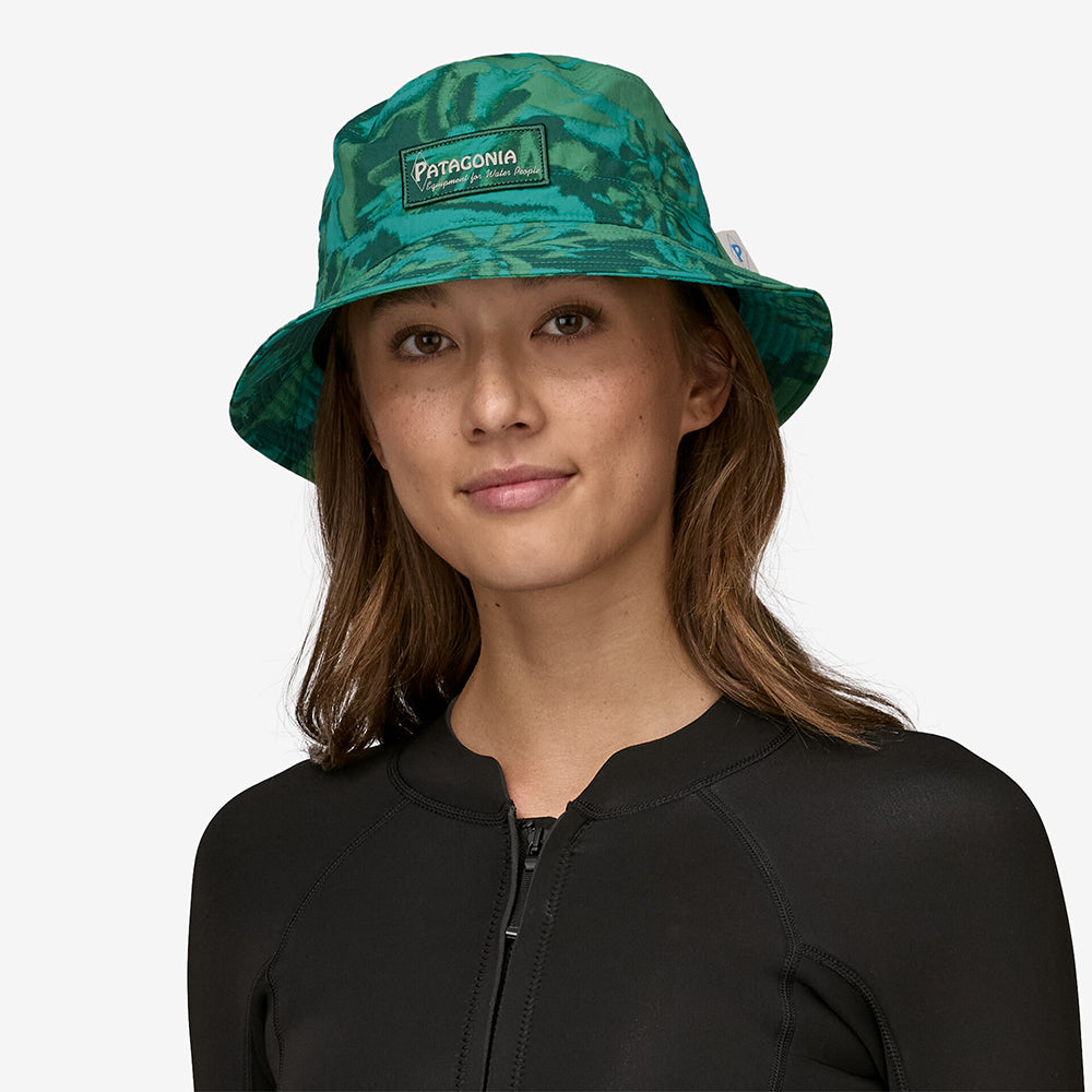 Patagonia Hats Water People Banner Wavefarer Bucket Hat - Turquoise-Green