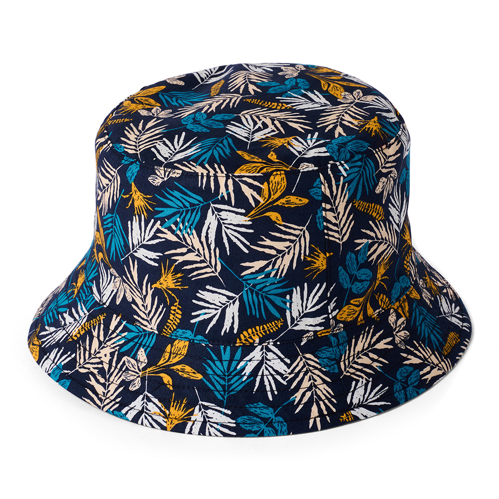 Failsworth Hats Reversible Cotton Bucket Hat - Dark Navy