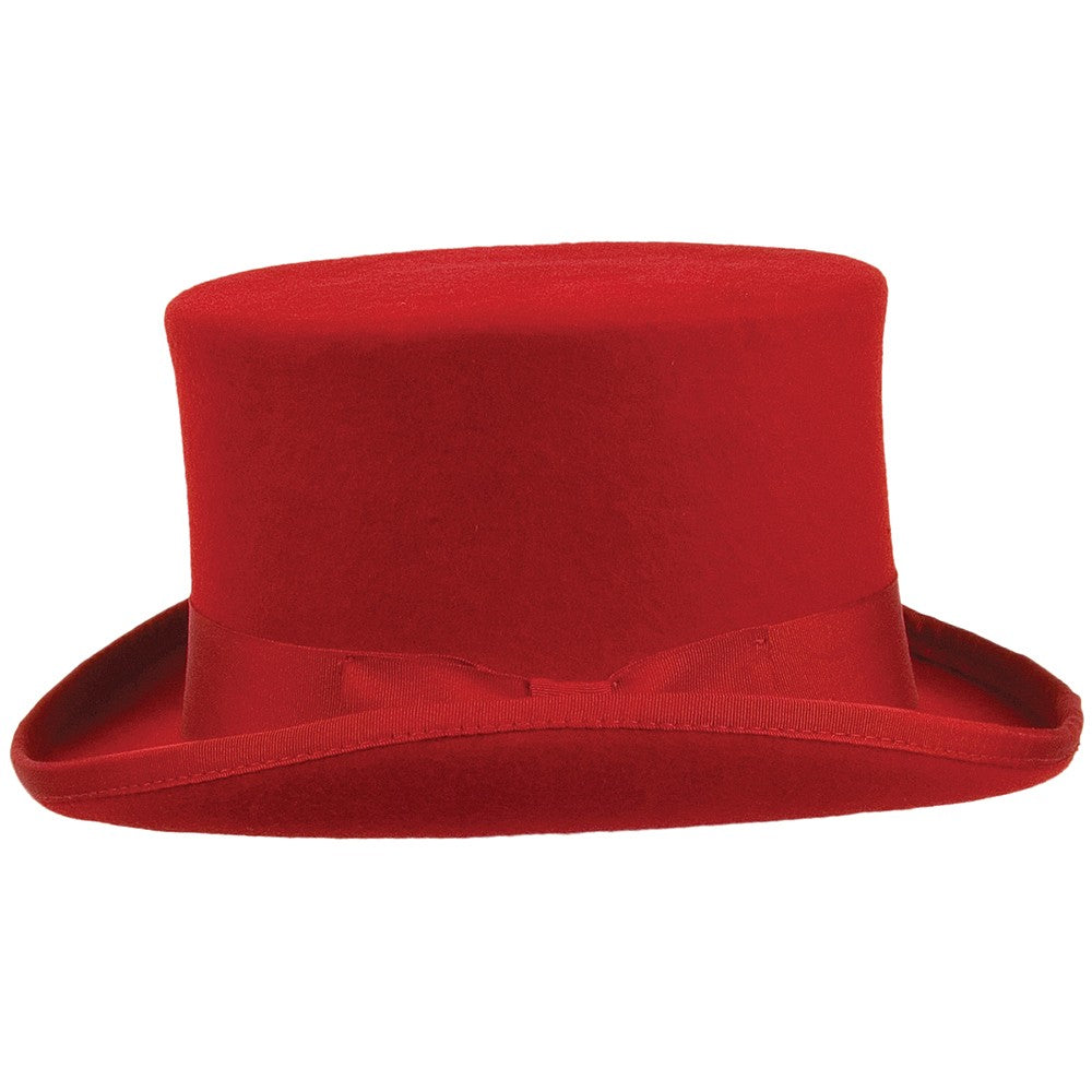 Jaxon & James Mid Crown Top Hat - Red