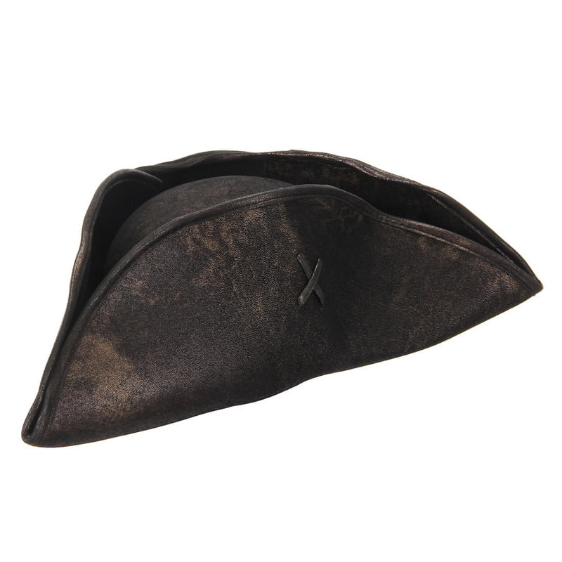 Fancy Dress Hat - Elope Scallywag Pirate Tricorn Hat