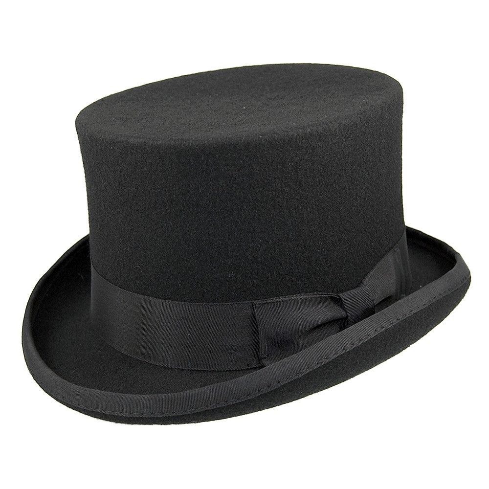 Jaxon & James Mid-Crown Top Hat - Black – Village Hats