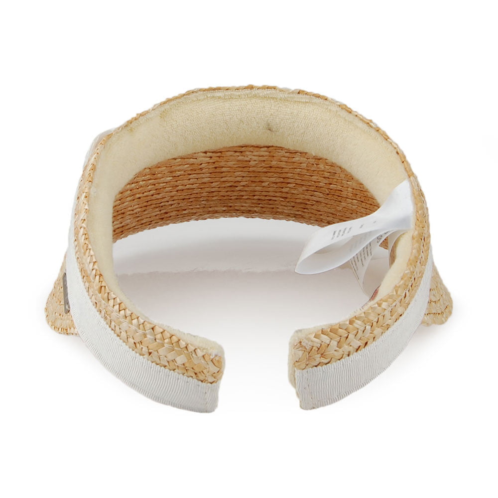 Betmar Hats Dunewood Sun Visor - Natural-White