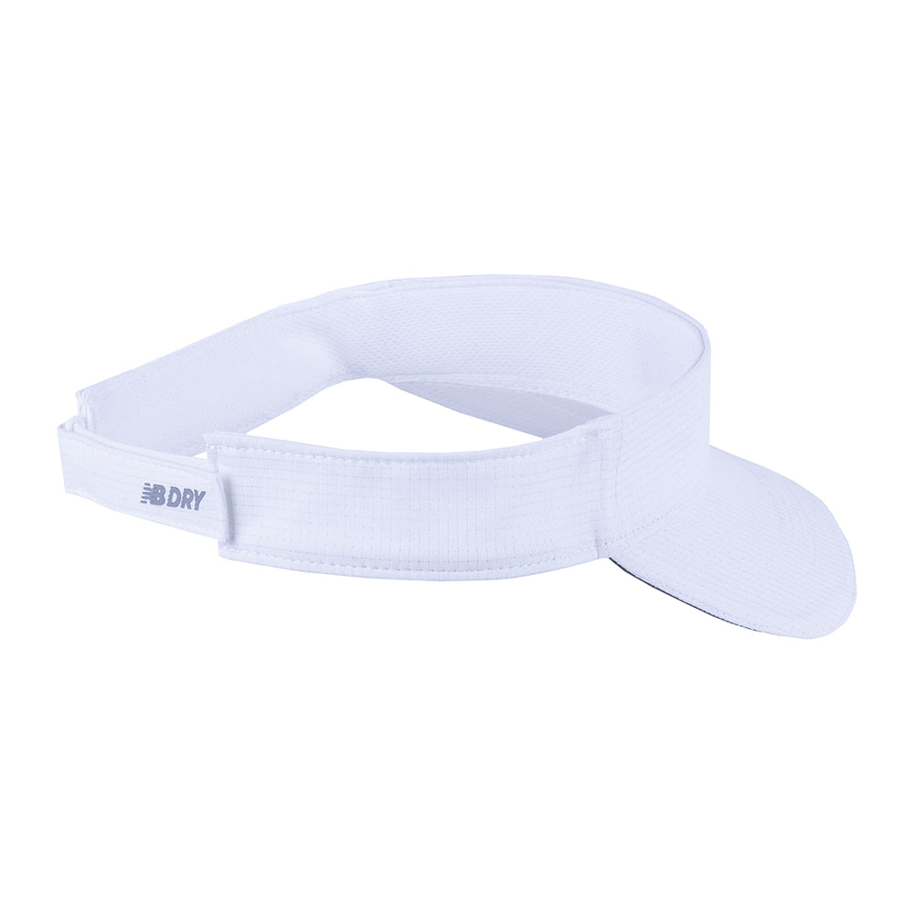 New Balance Hats Performance Sun Visor - White