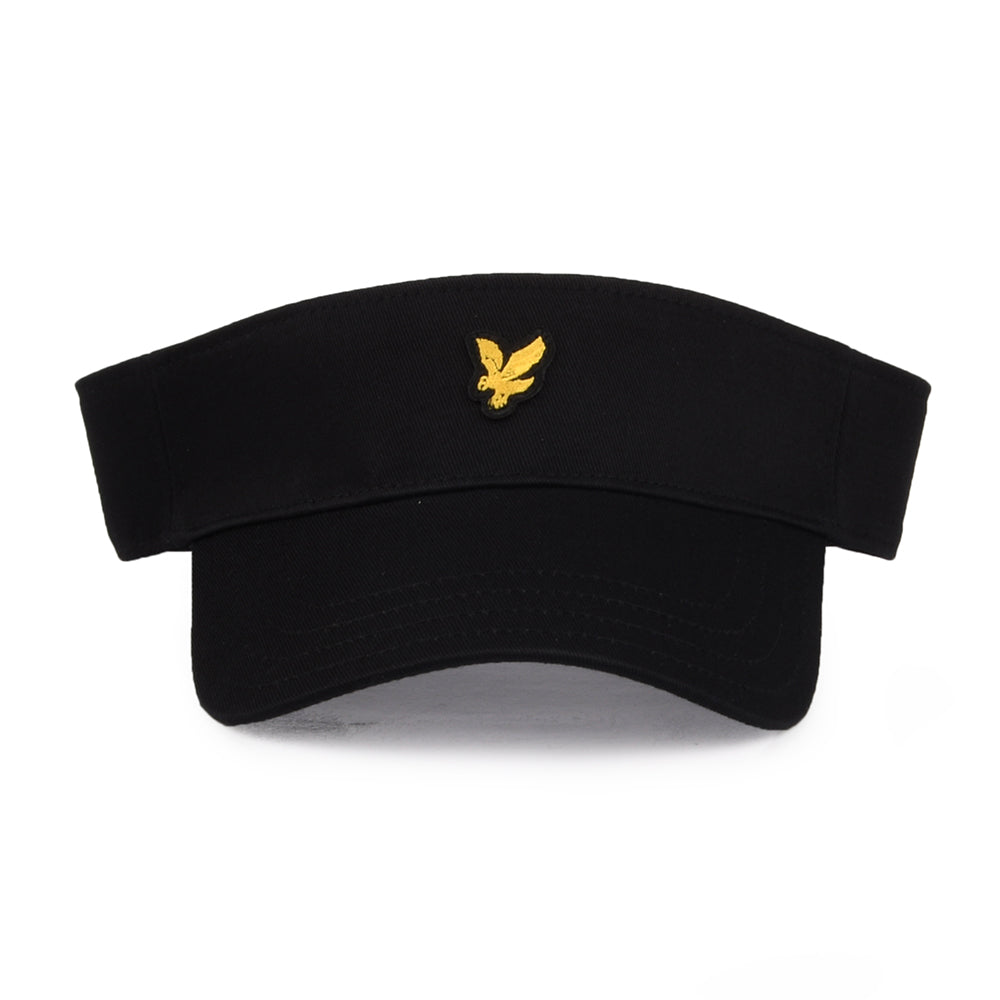 Lyle & Scott Hats Organic Cotton Sun Visor - Black