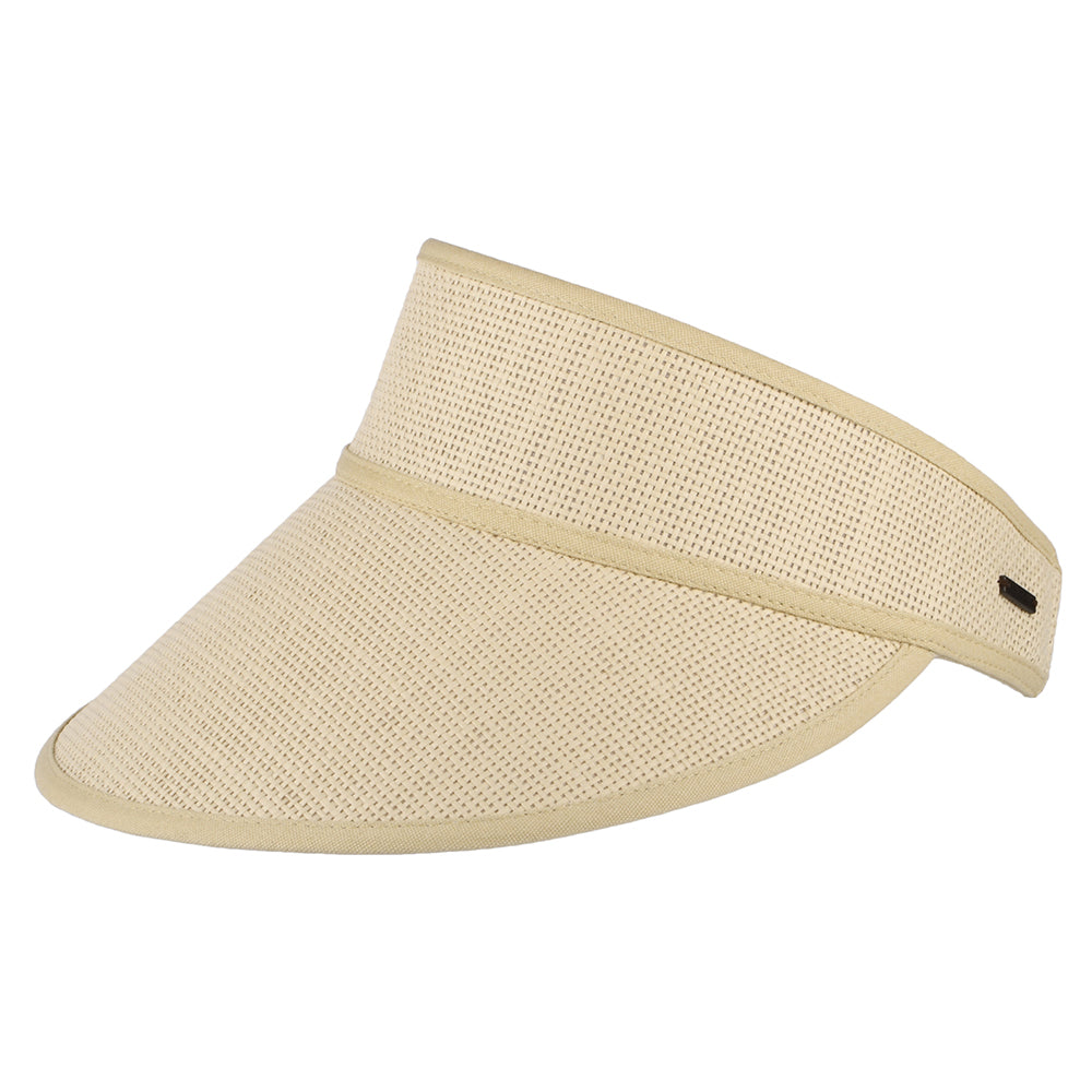 Brixton Hats Newport Toyo Straw Sun Visor - Natural – Village Hats