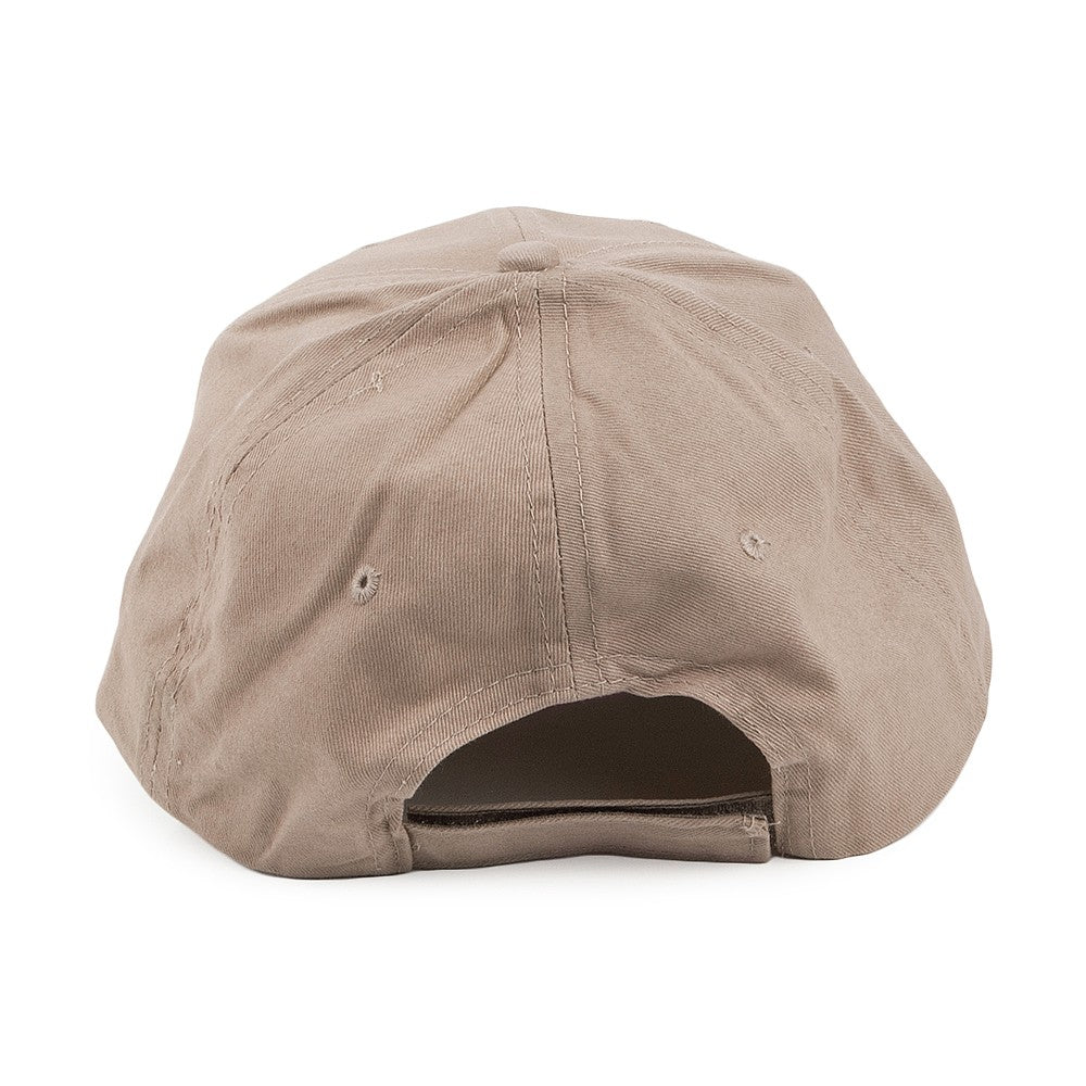 Brushed Cotton Baseball Cap - Khaki