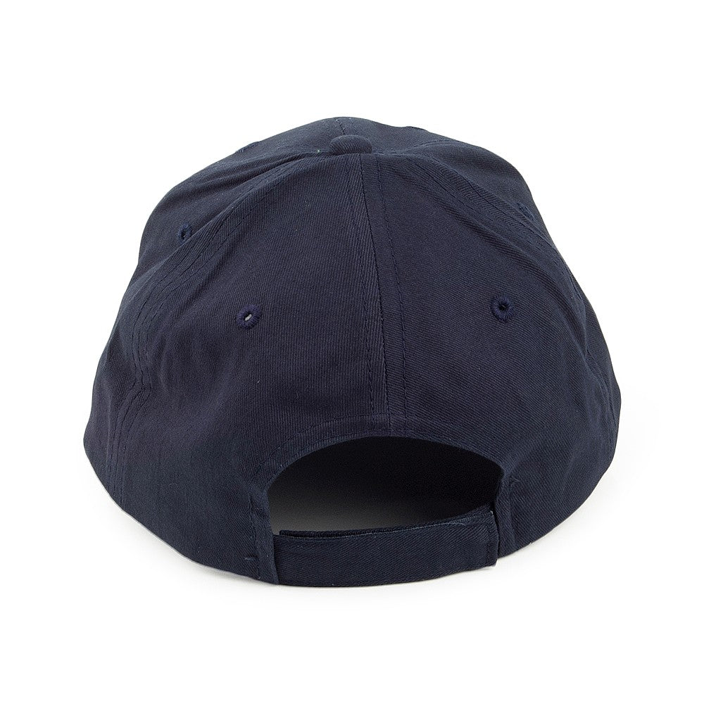 Brushed Cotton Baseball Cap - Navy