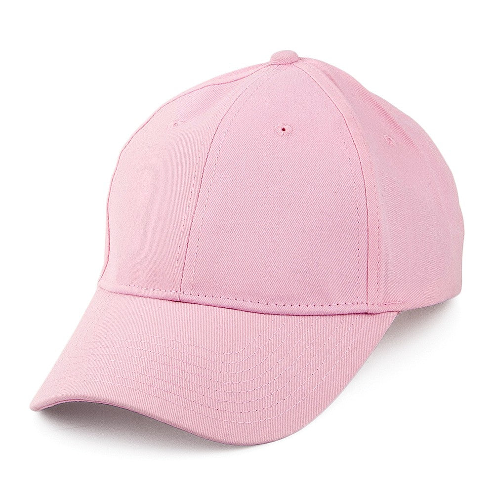 Brushed Cotton Baseball Cap - Pink – Village Hats