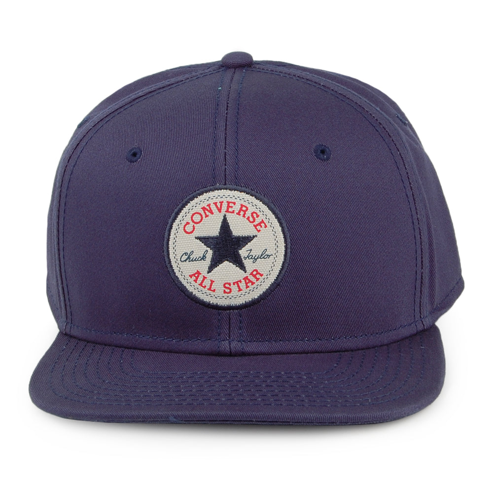 Converse Cotton Twill Core Snapback Cap - Navy Blue