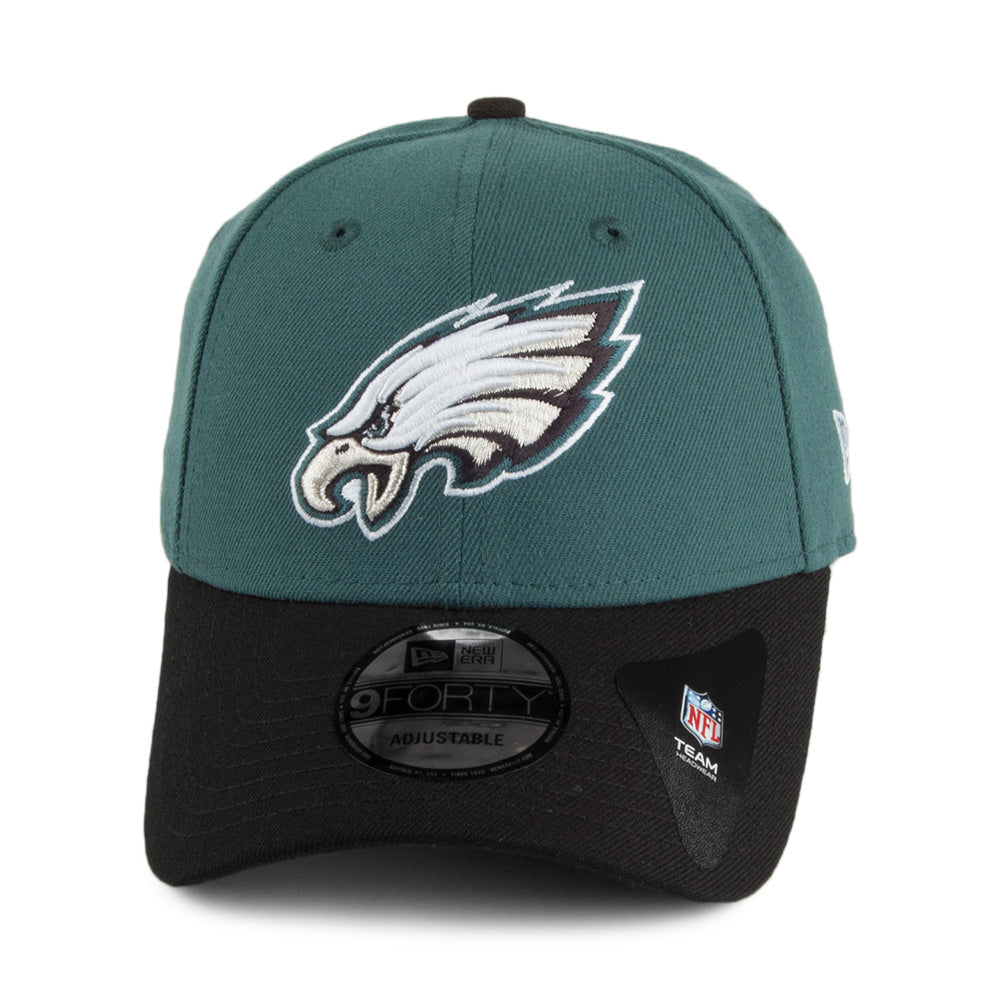 New Era 9FORTY Philadelphia Eagles Baseball Cap - NFL The League - Green-Black