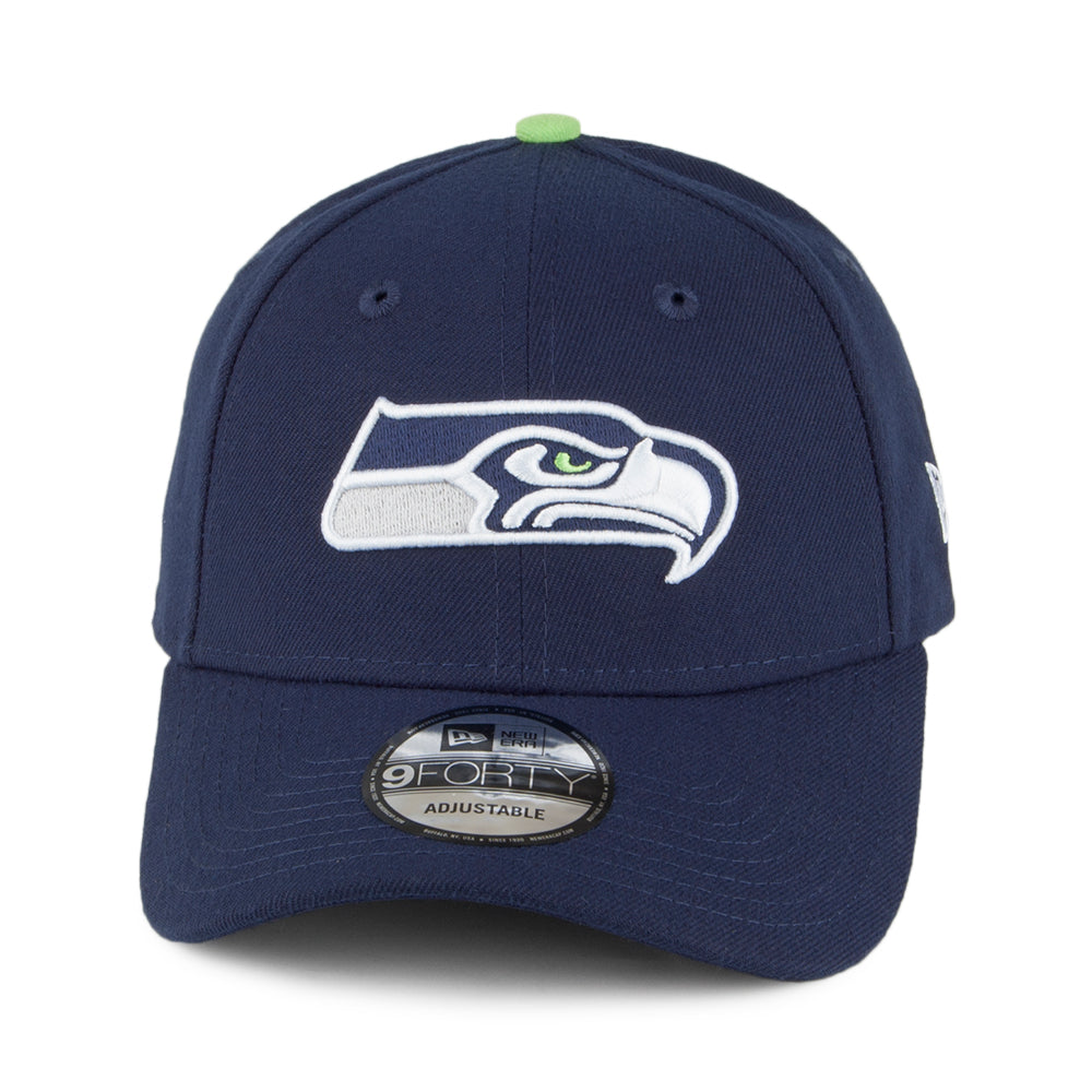 New Era 9FORTY Seattle Seahawks Baseball Cap - NFL The League - Navy Blue