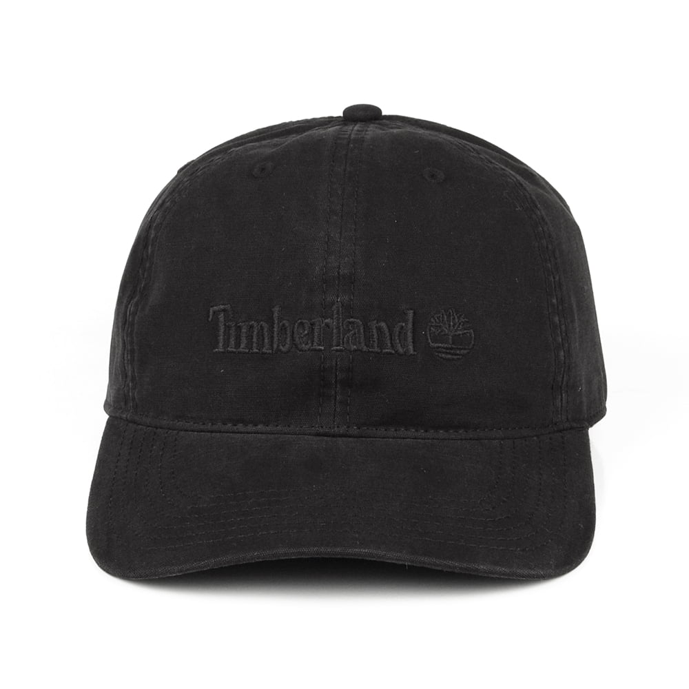 Timberland Hats Cooper Hill Cotton Canvas Baseball Cap - Black