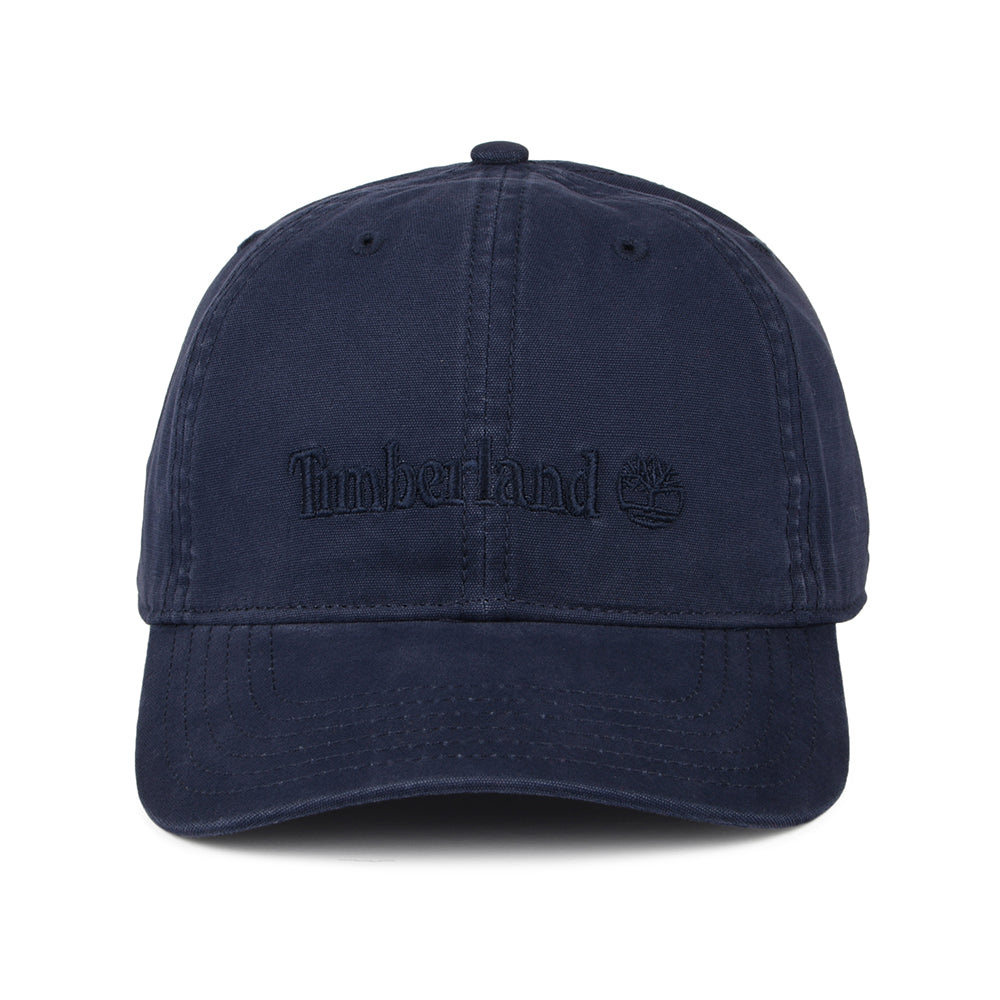 Timberland Hats Cooper Hill Cotton Canvas Baseball Cap - Navy Blue