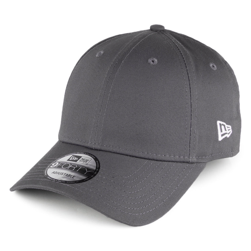 New Era 9FORTY Blank Baseball Cap - Flag Collection - Charcoal ...