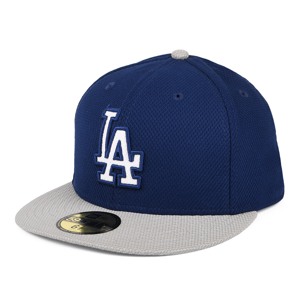 New Era 59FIFTY L.A. Dodgers Baseball Cap - Diamond Era - Blue-Grey ...