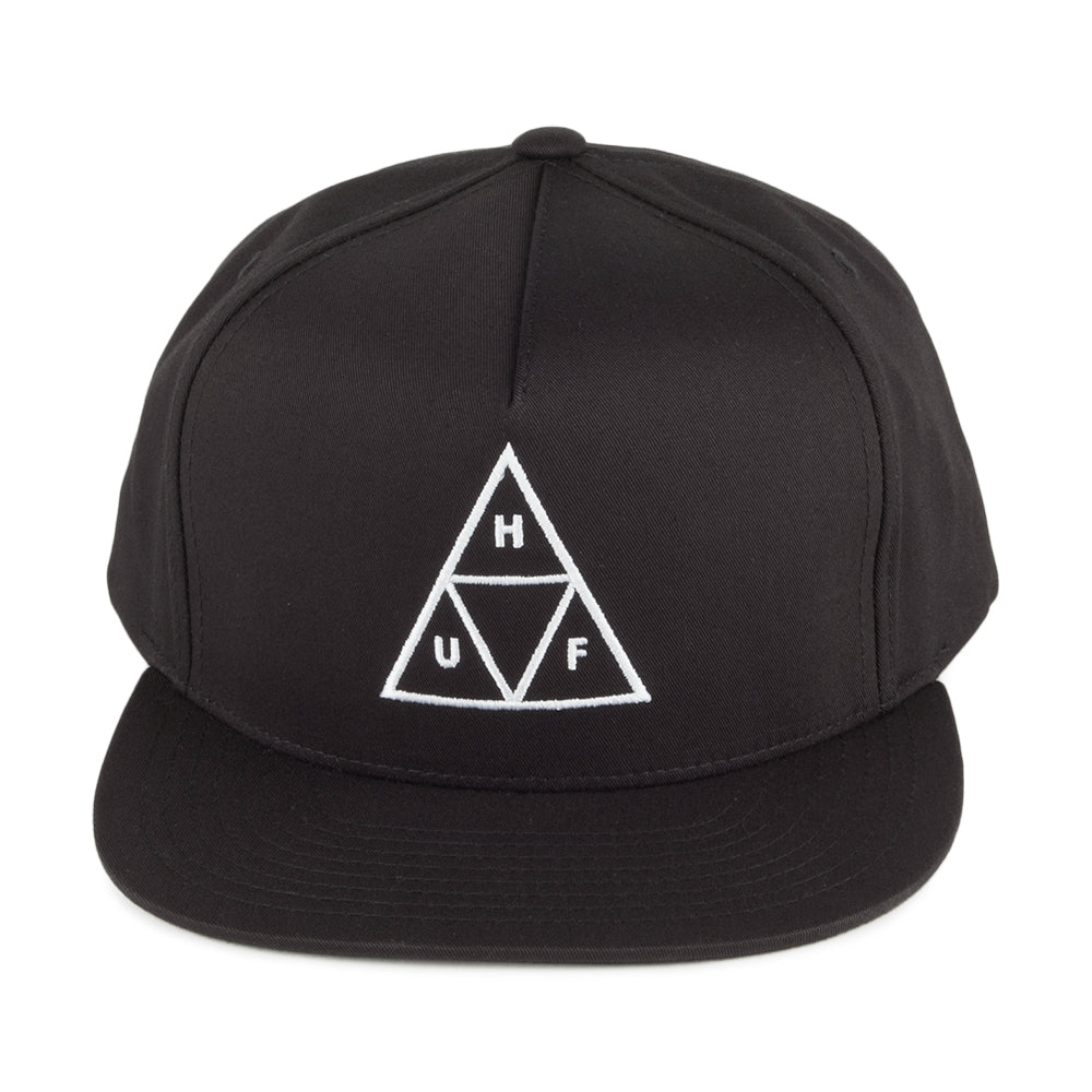 HUF Triple Triangle Snapback Cap - Black