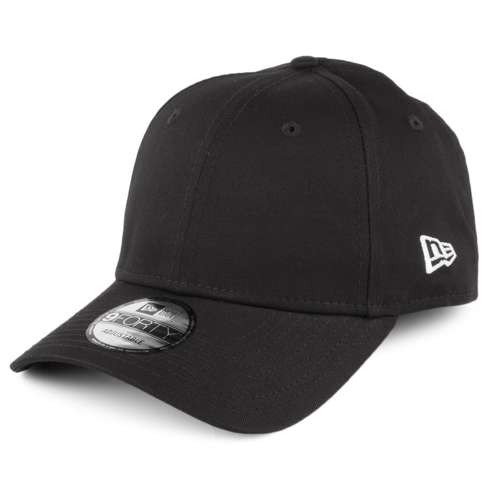 New Era 9FORTY Blank Baseball Cap - Flag Collection - Black – Village Hats