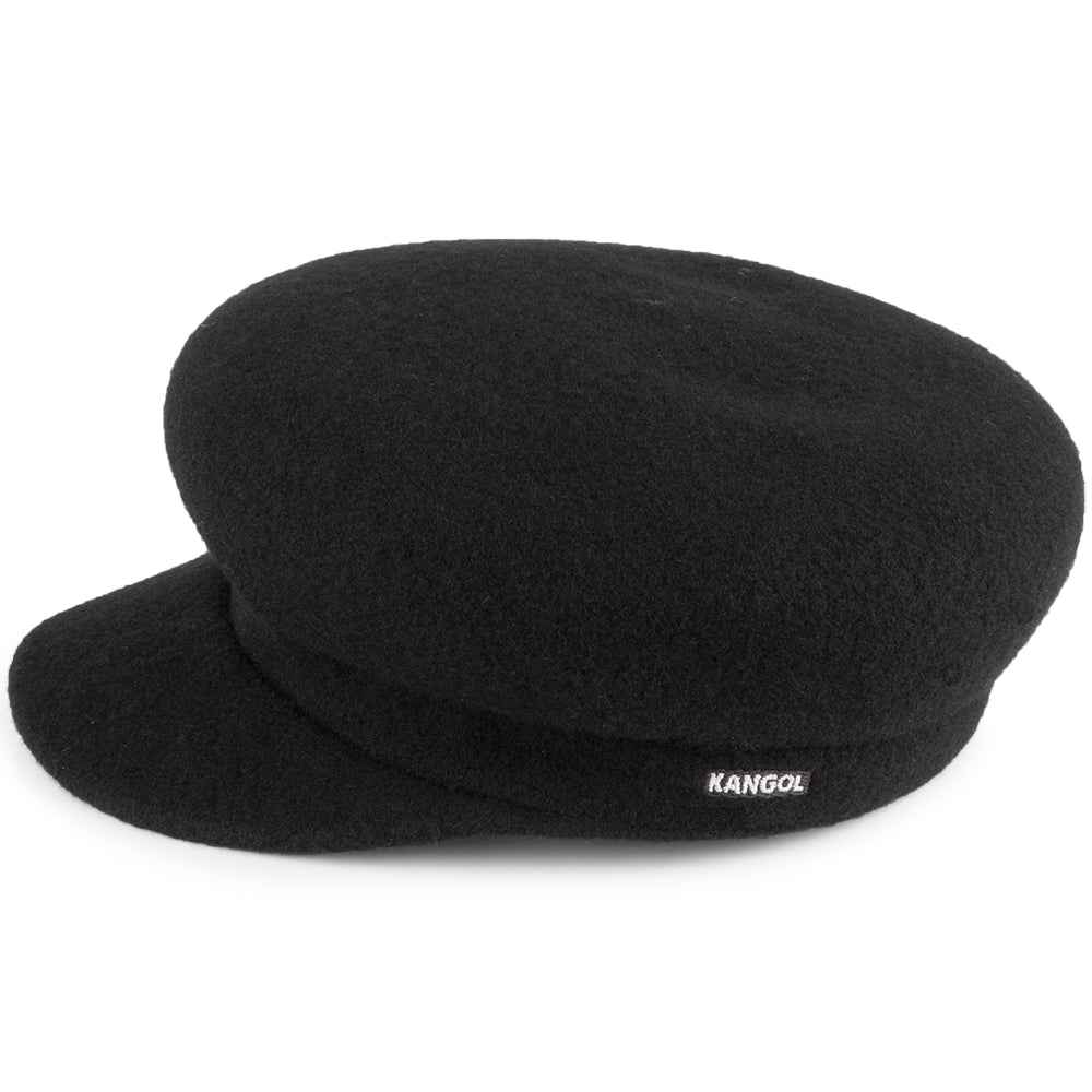 Kangol Enfield Wool Fisherman Cap - Black